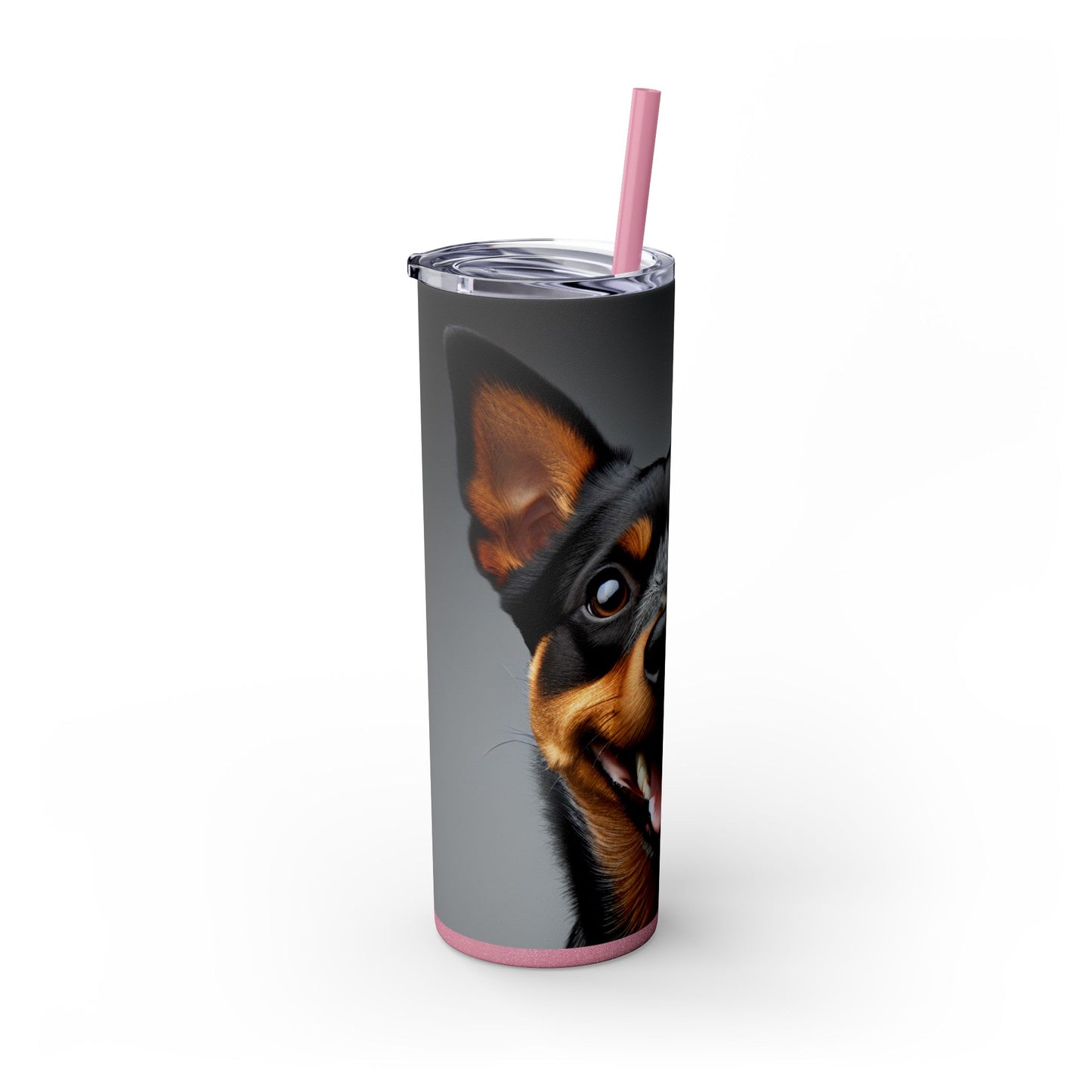 Lancashire Heeler Tumbler with Straw, 20oz