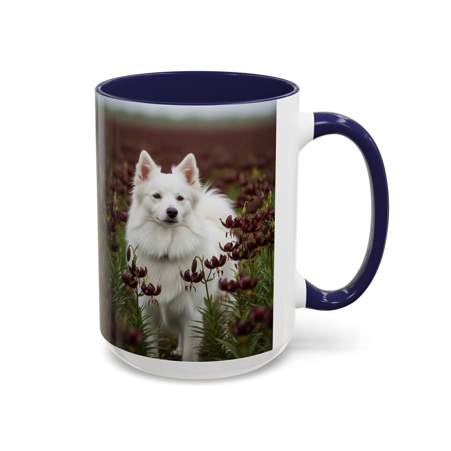 American Eskimo Dog Accent Coffee Mug - Perfect Gift for Dog Lovers