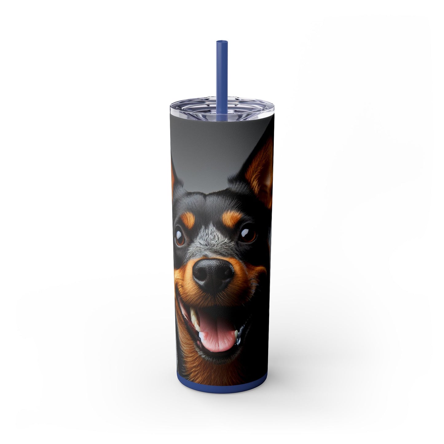 Lancashire Heeler Tumbler with Straw, 20oz