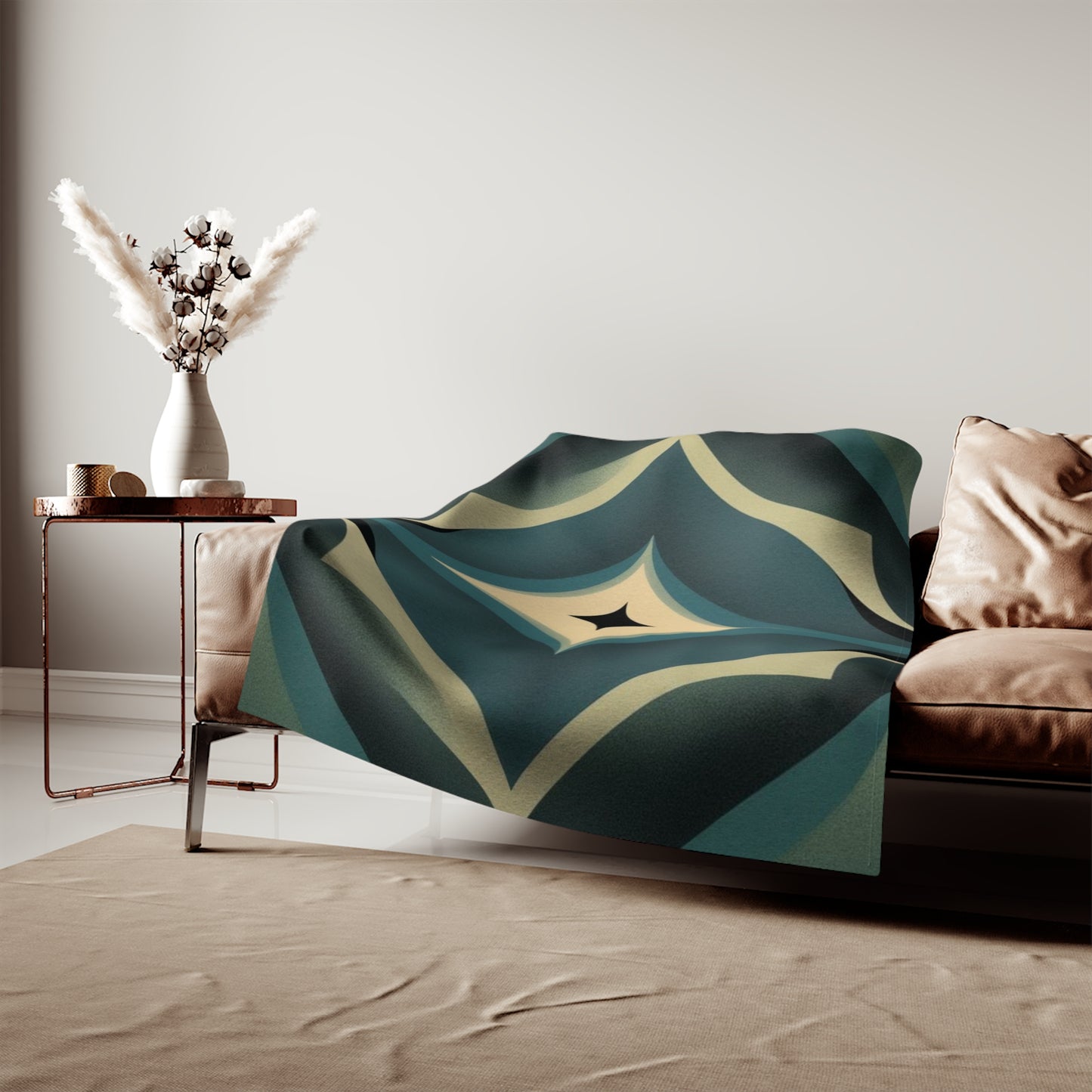 Optical Illusion Sweatshirt Blanket