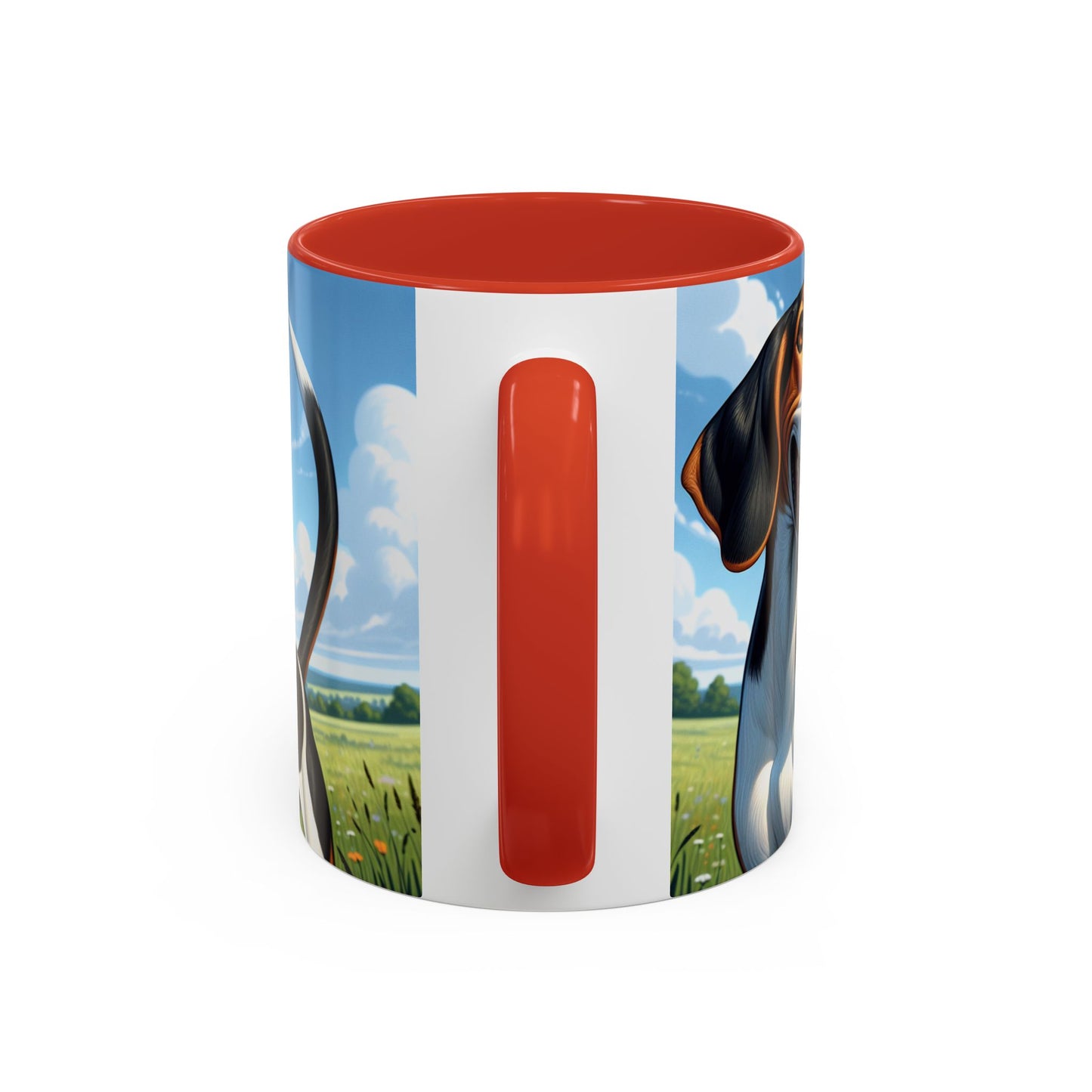 Treeing Walker Coonhound Accent Coffee Mug - Perfect Gift for Dog Lovers
