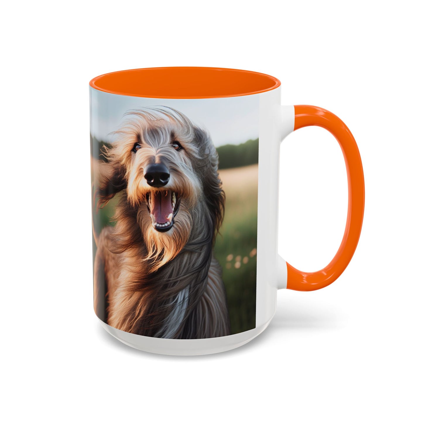 Scottish Deerhound Accent Coffee Mug - Perfect Gift for Dog Lovers