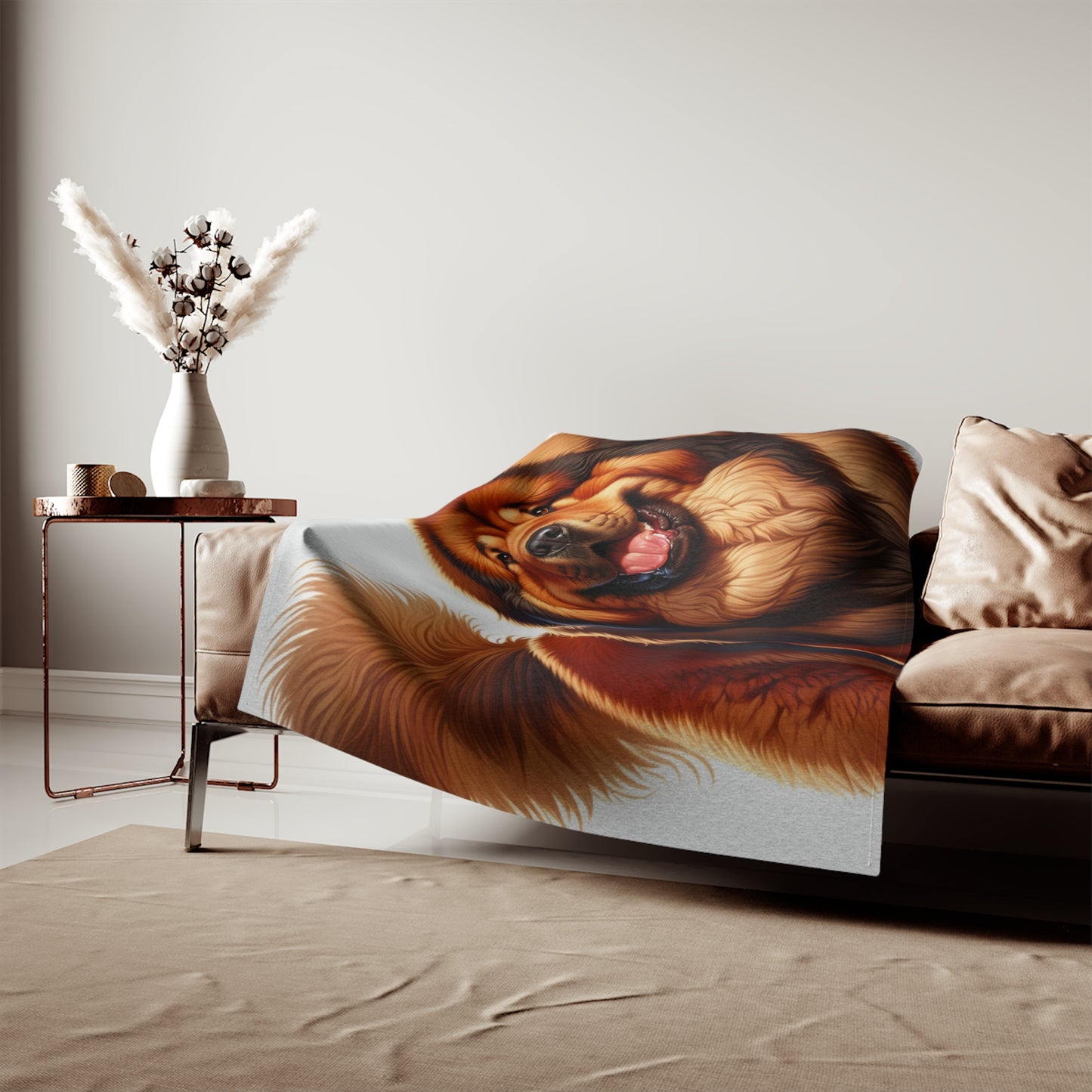 Tibetan Mastiff Sweatshirt Blanket