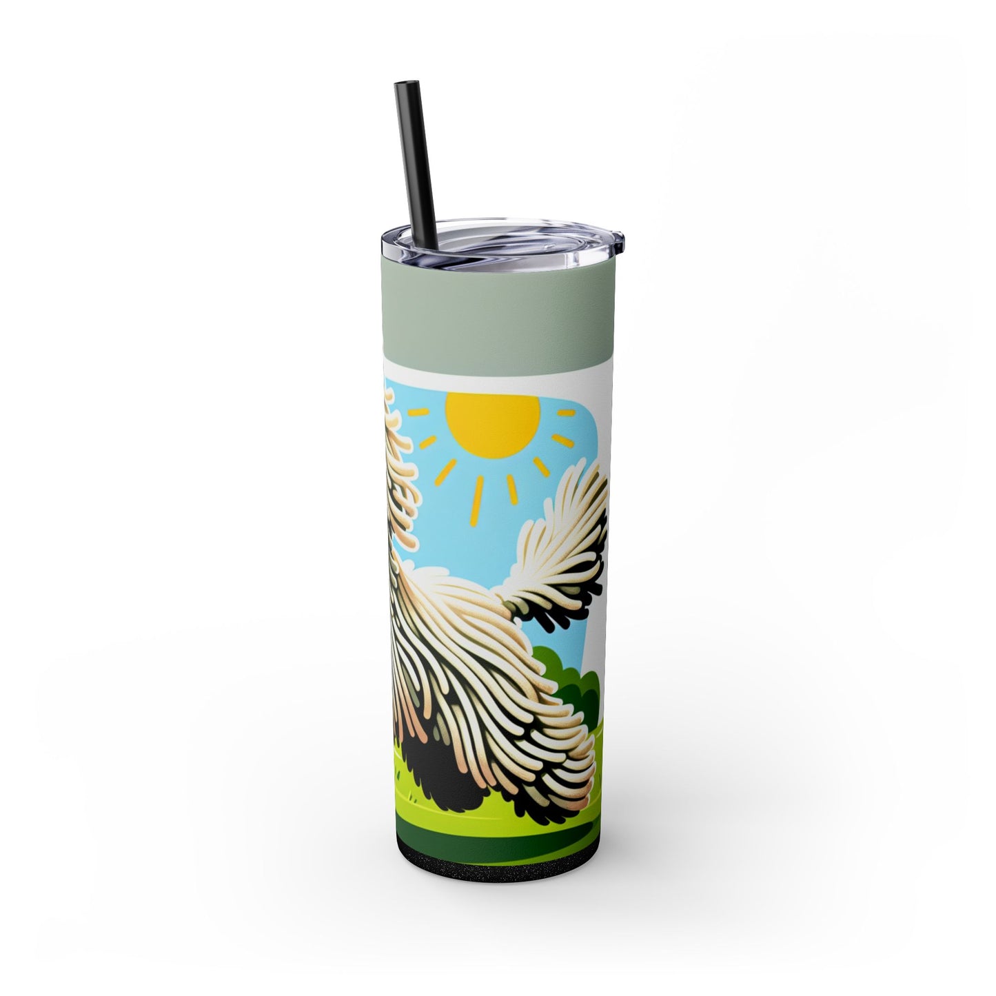 Komondor Tumbler with Straw, 20oz