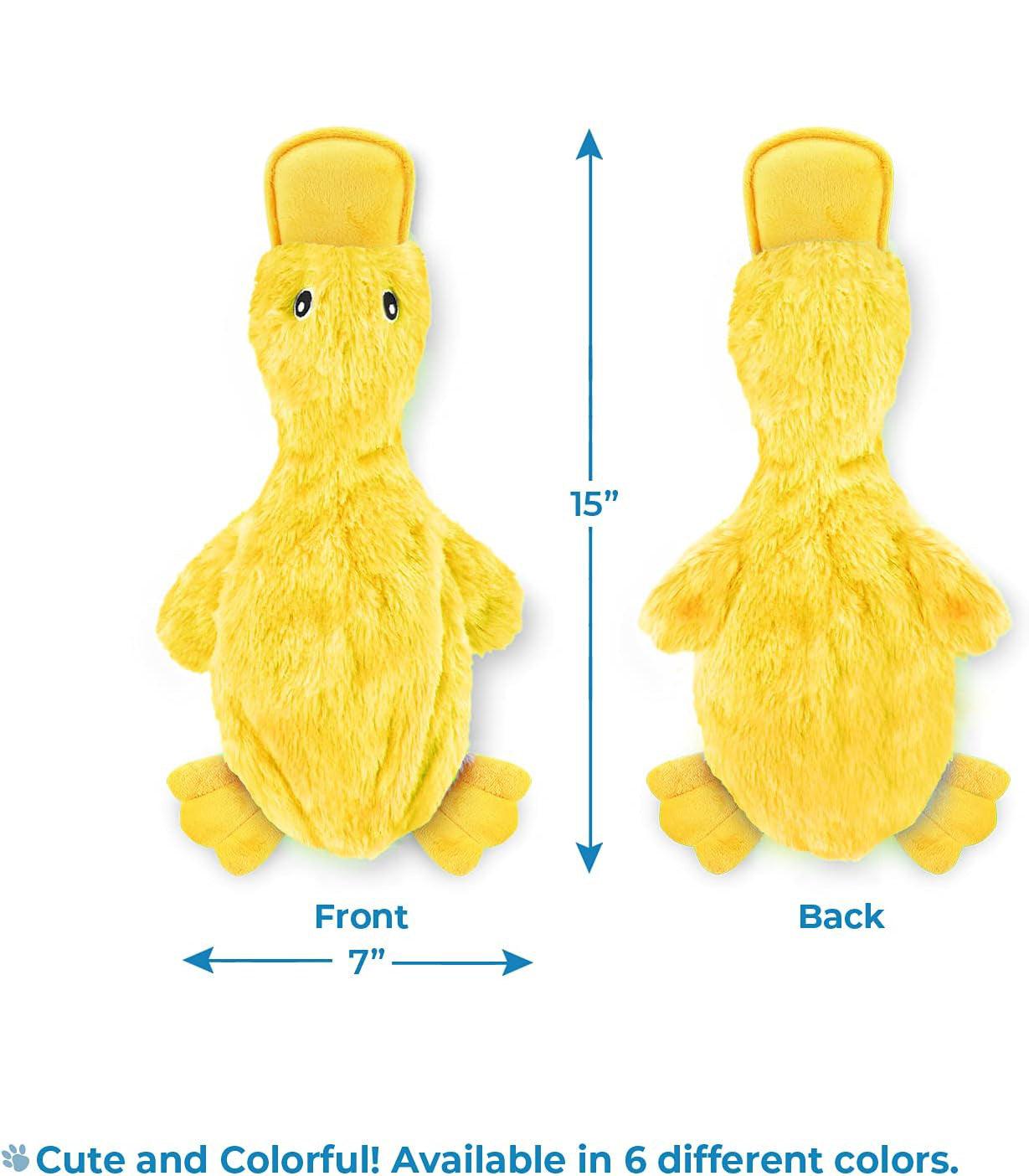 Soft Squeaker Duck Dog Chew Toy
