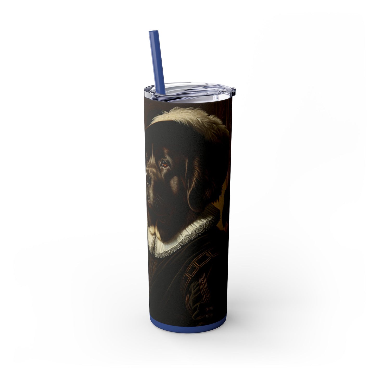 Newfoundland Skinny Tumbler with Straw, 20oz