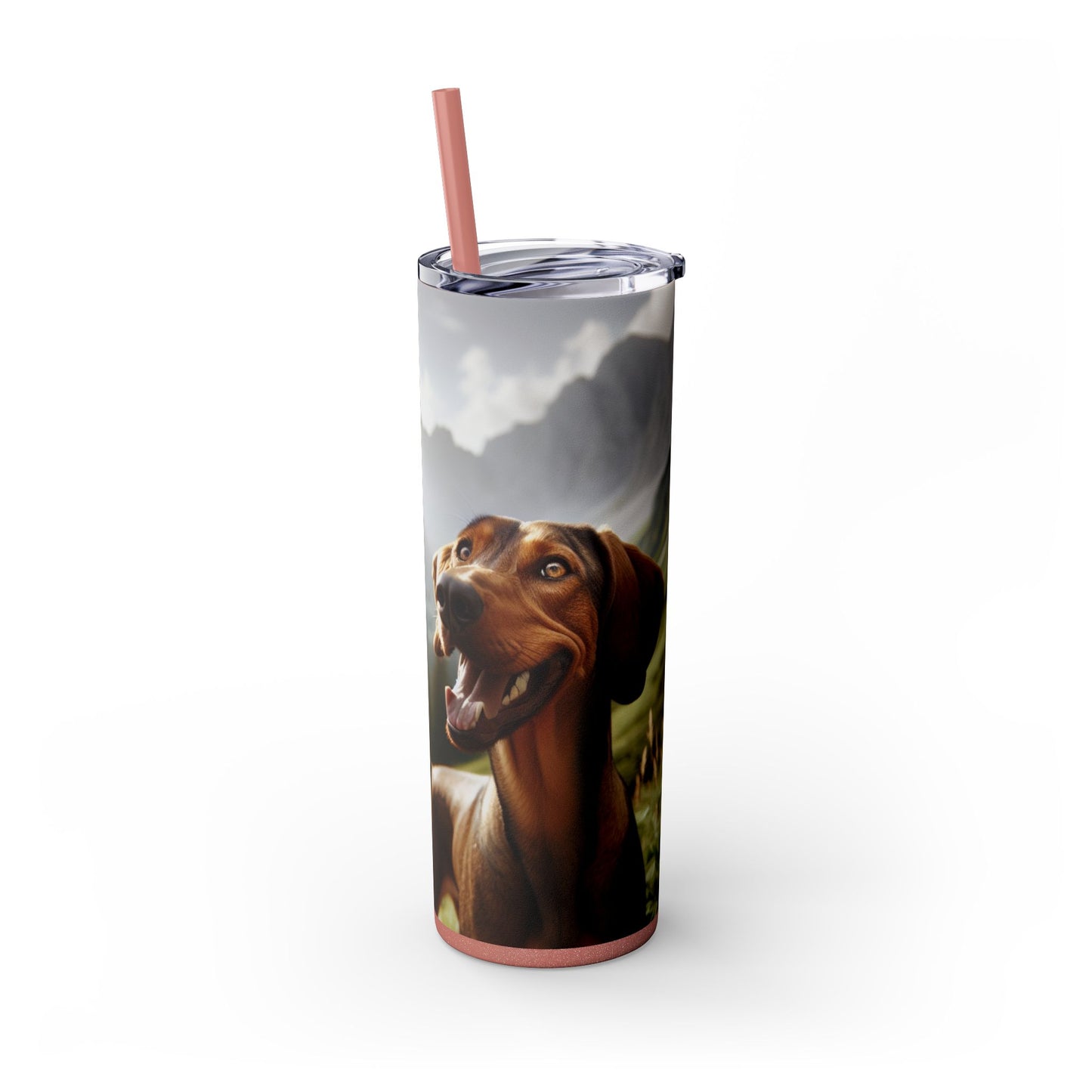 Bavarian Mountain Scent Hound Tumbler with Straw, 20oz