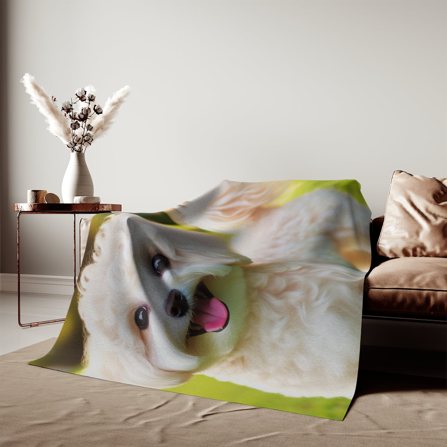 Maltipoo Sweatshirt Blanket