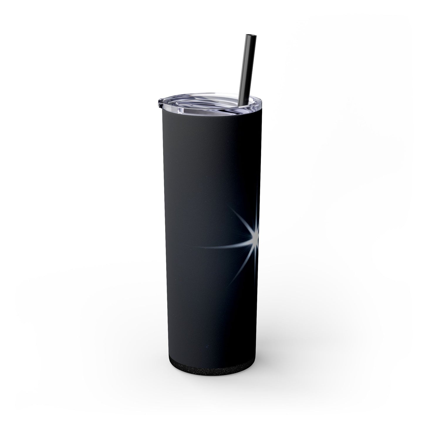 North Star Skinny Tumbler with Straw, 20oz