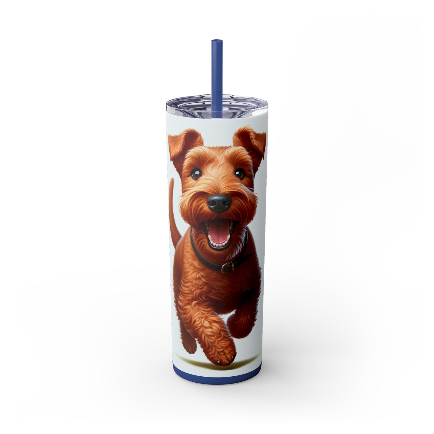 Irish Terrier Tumbler with Straw, 20oz