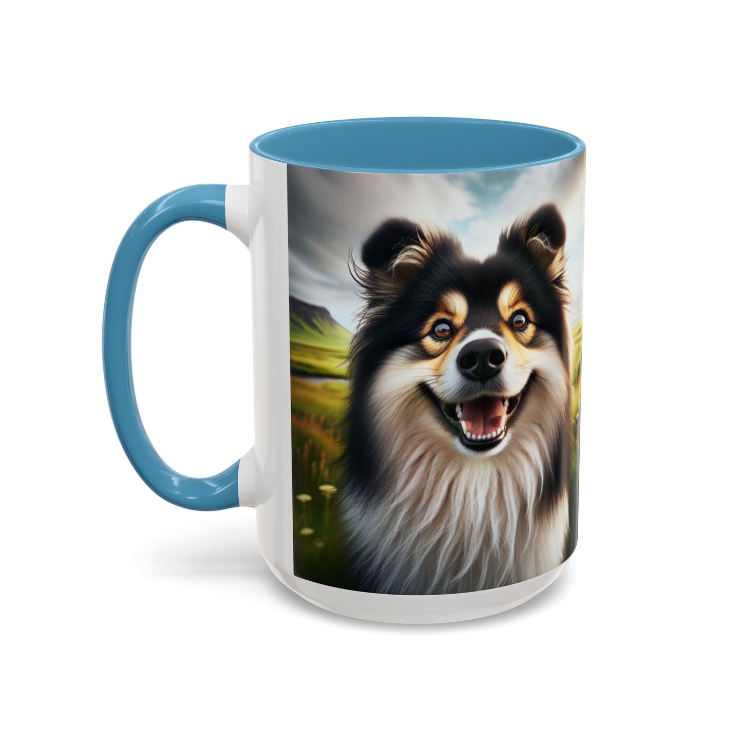 Icelandic Sheepdog Accent Coffee Mug - Perfect Gift for Dog Lovers