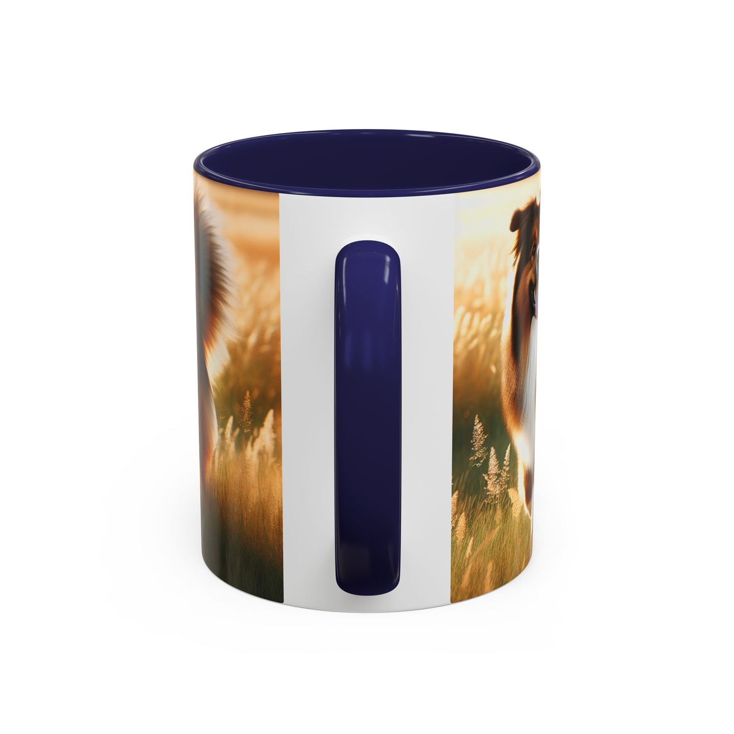 Bohemian Shepherd Accent Coffee Mug - Perfect Gift for Dog Lovers