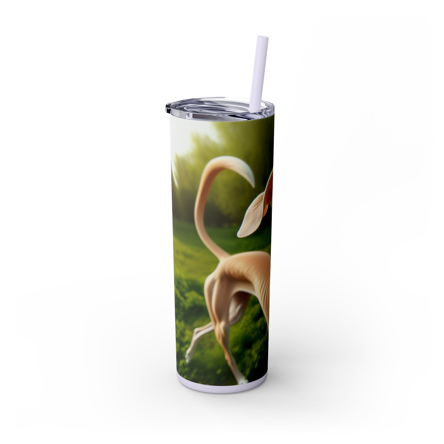 Sloughi Skinny Tumbler with Straw, 20oz