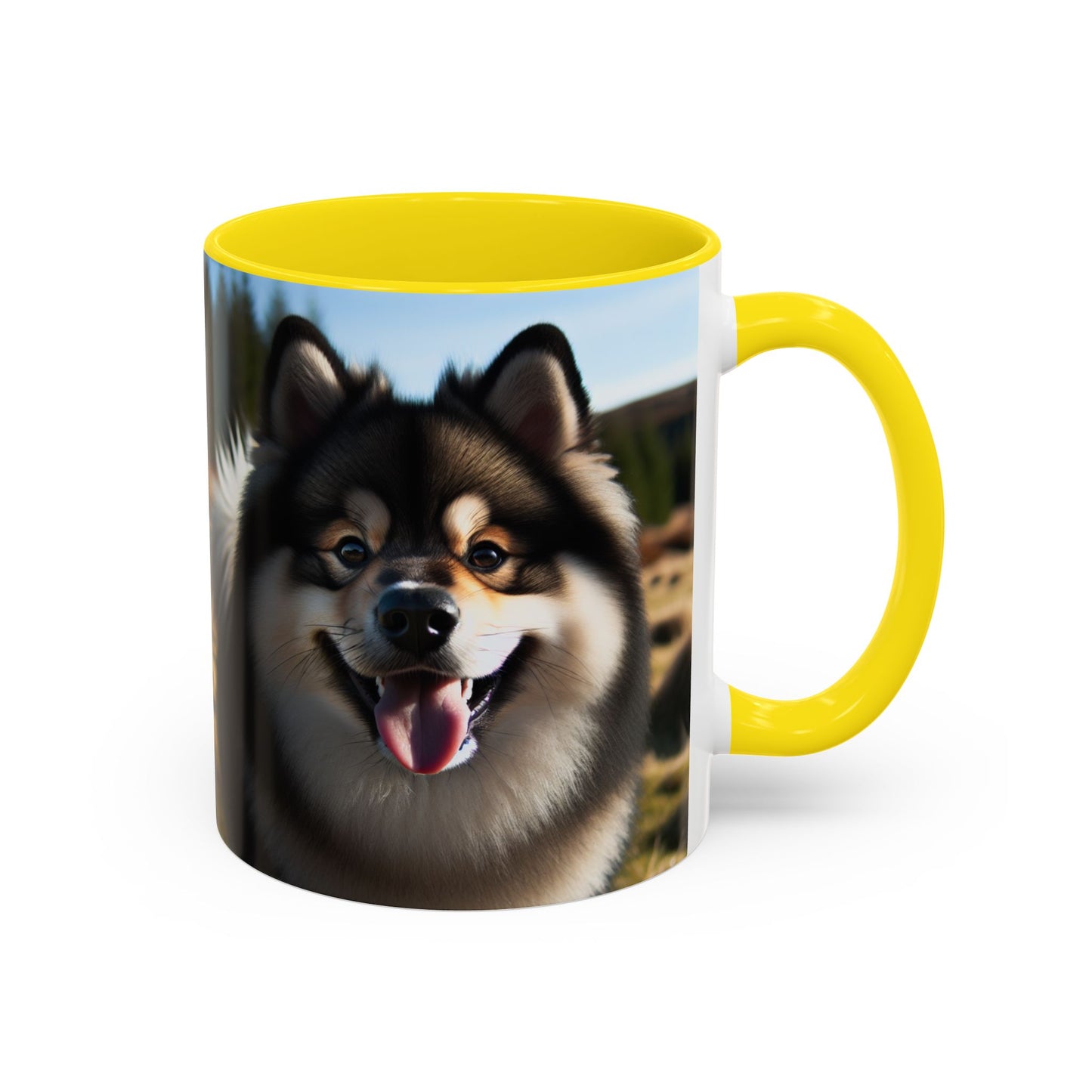 Norwegian Buhund Accent Coffee Mug - Perfect Gift for Dog Lovers