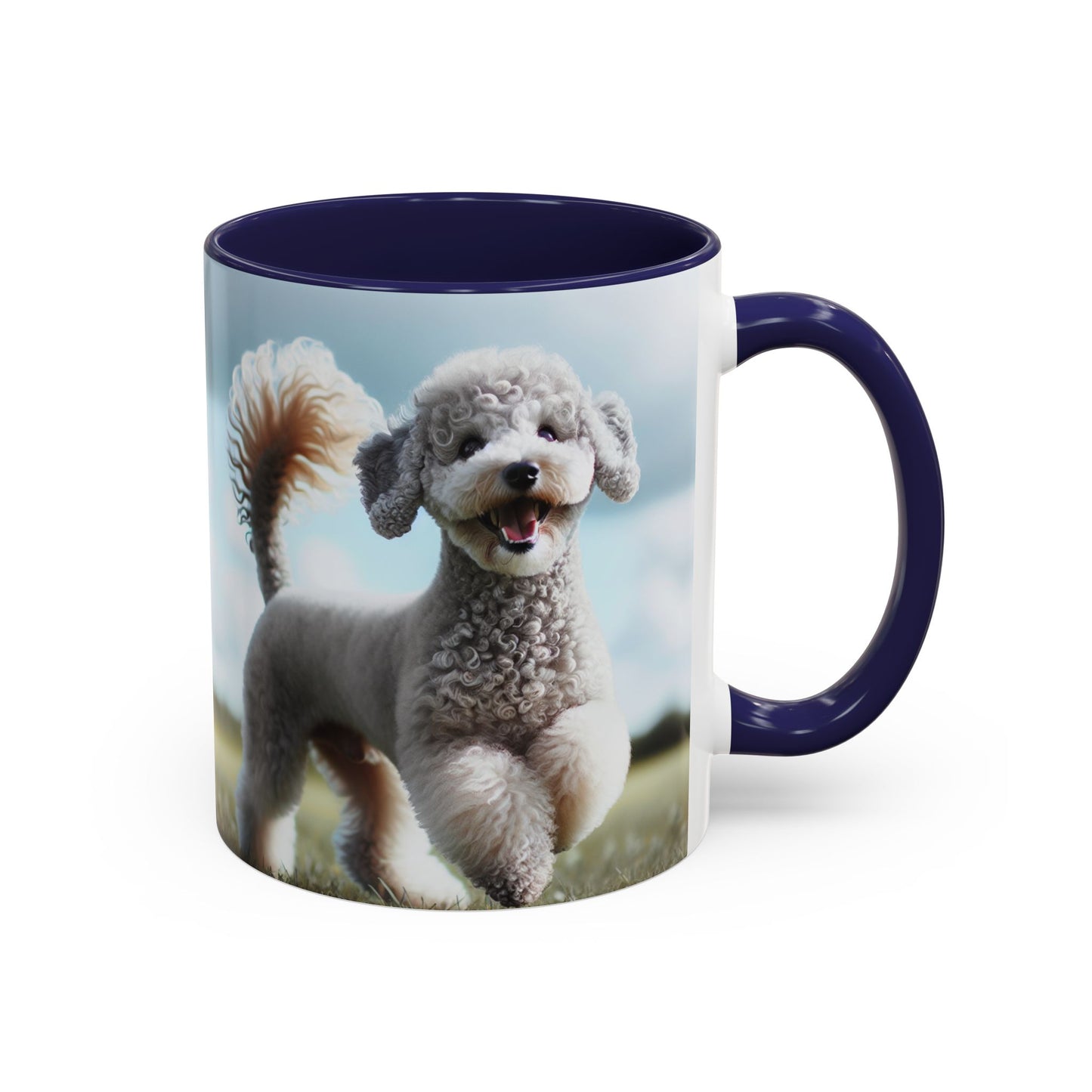 Bedlington Terrier Accent Coffee Mug - Perfect Gift for Dog Lovers