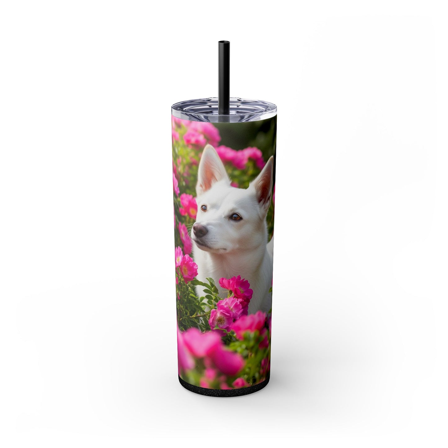 Norrbottenspets Skinny Tumbler with Straw, 20oz