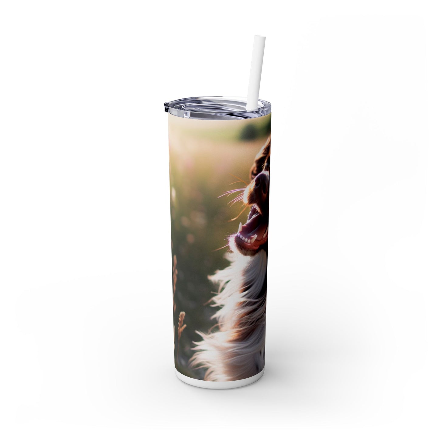 Small Munsterlander Tumbler with Straw, 20oz