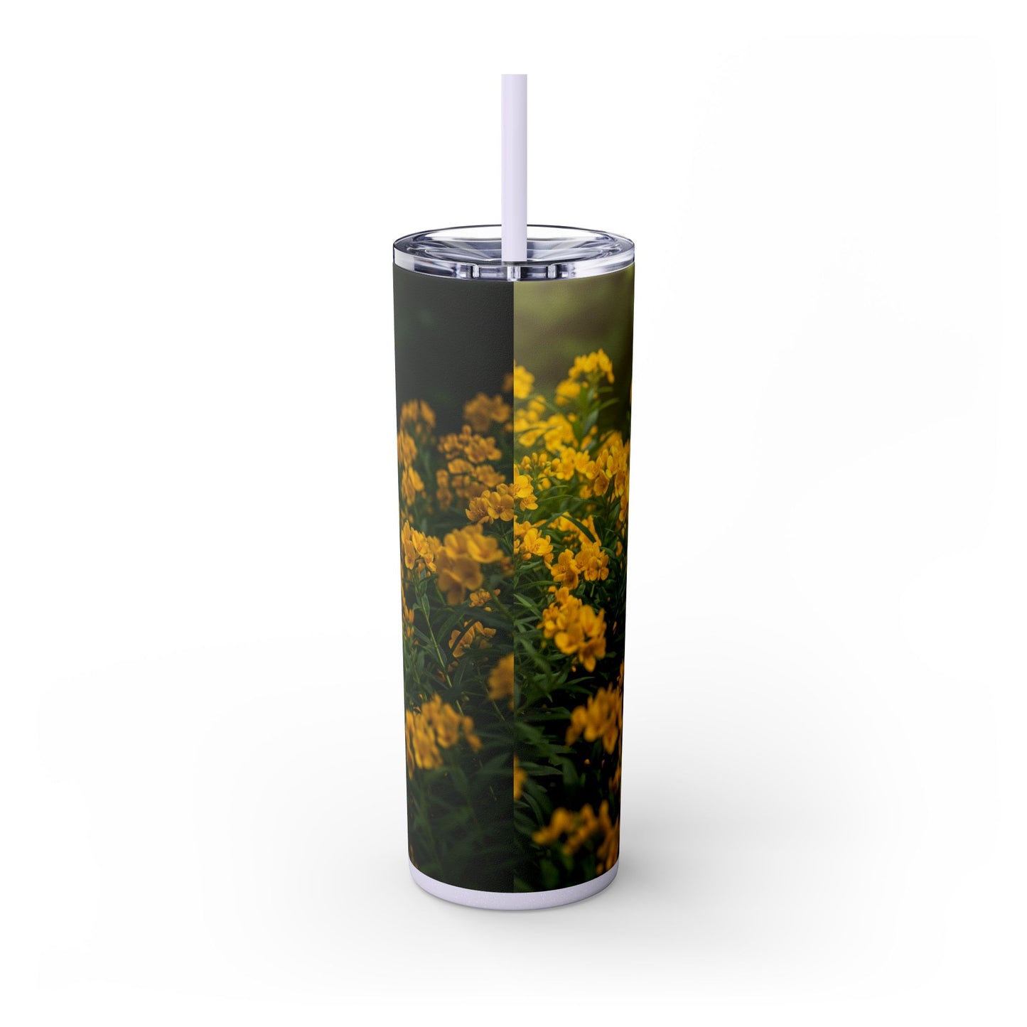 Labrador Retriever Skinny Tumbler with Straw, 20oz