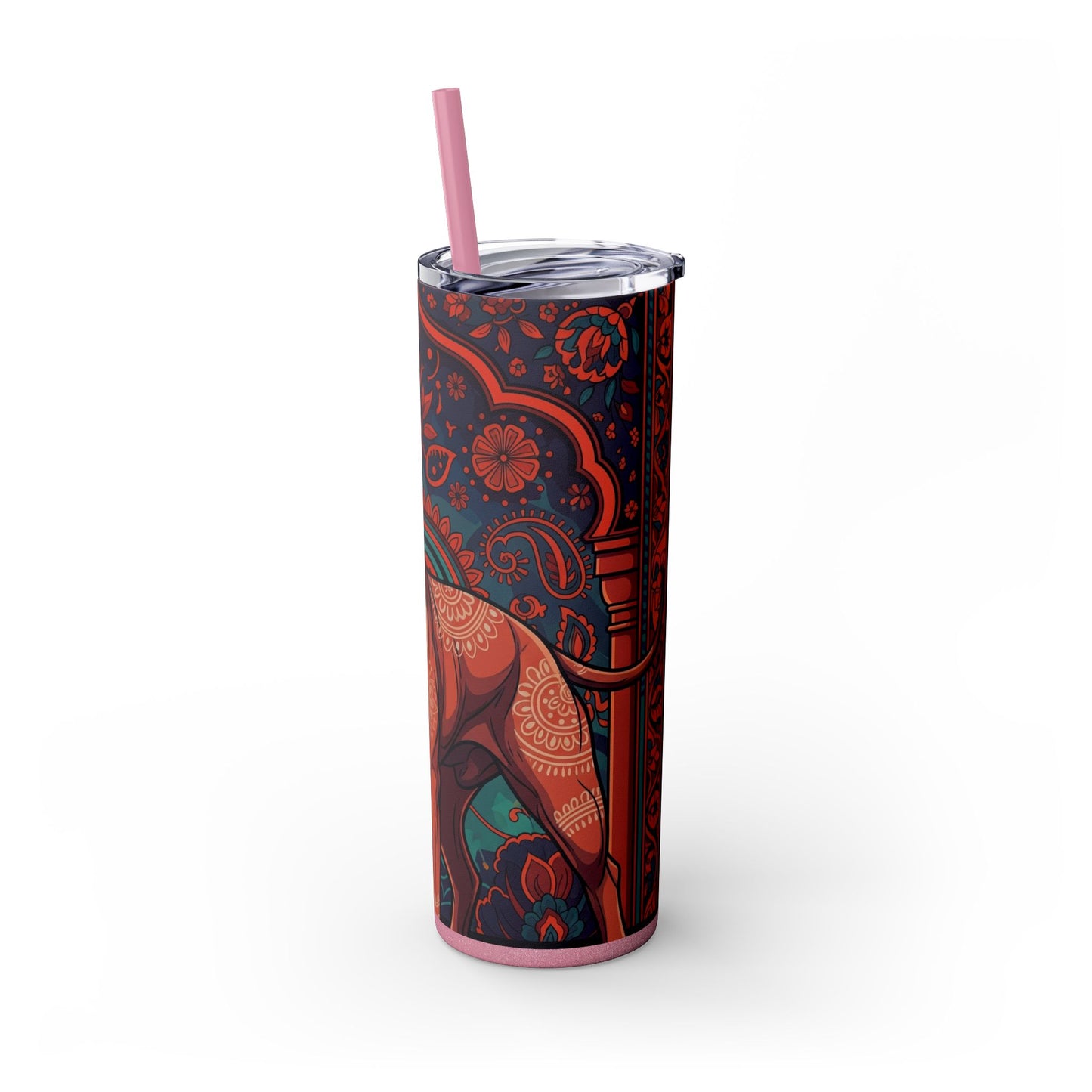 Bully Kutta Skinny Tumbler with Straw, 20oz