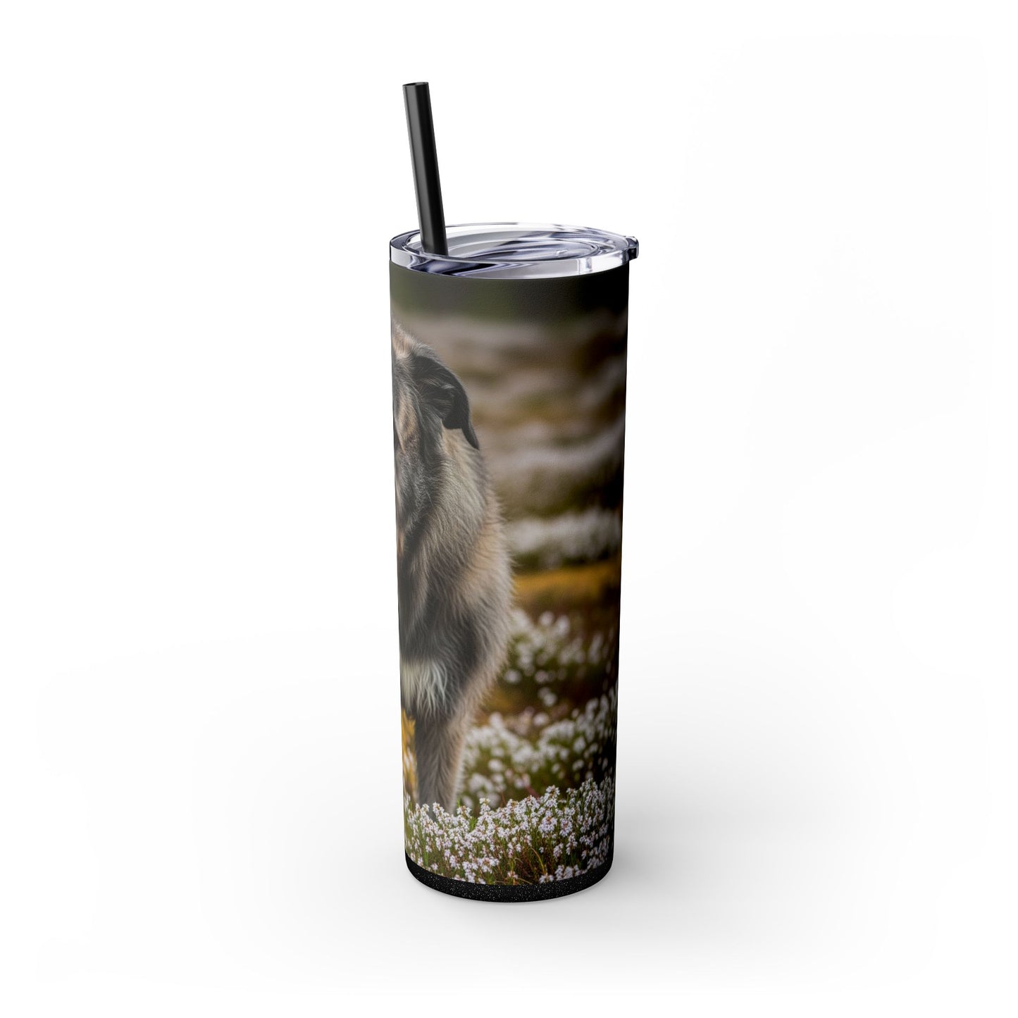Irish Wolfhound Tumbler with Straw, 20oz