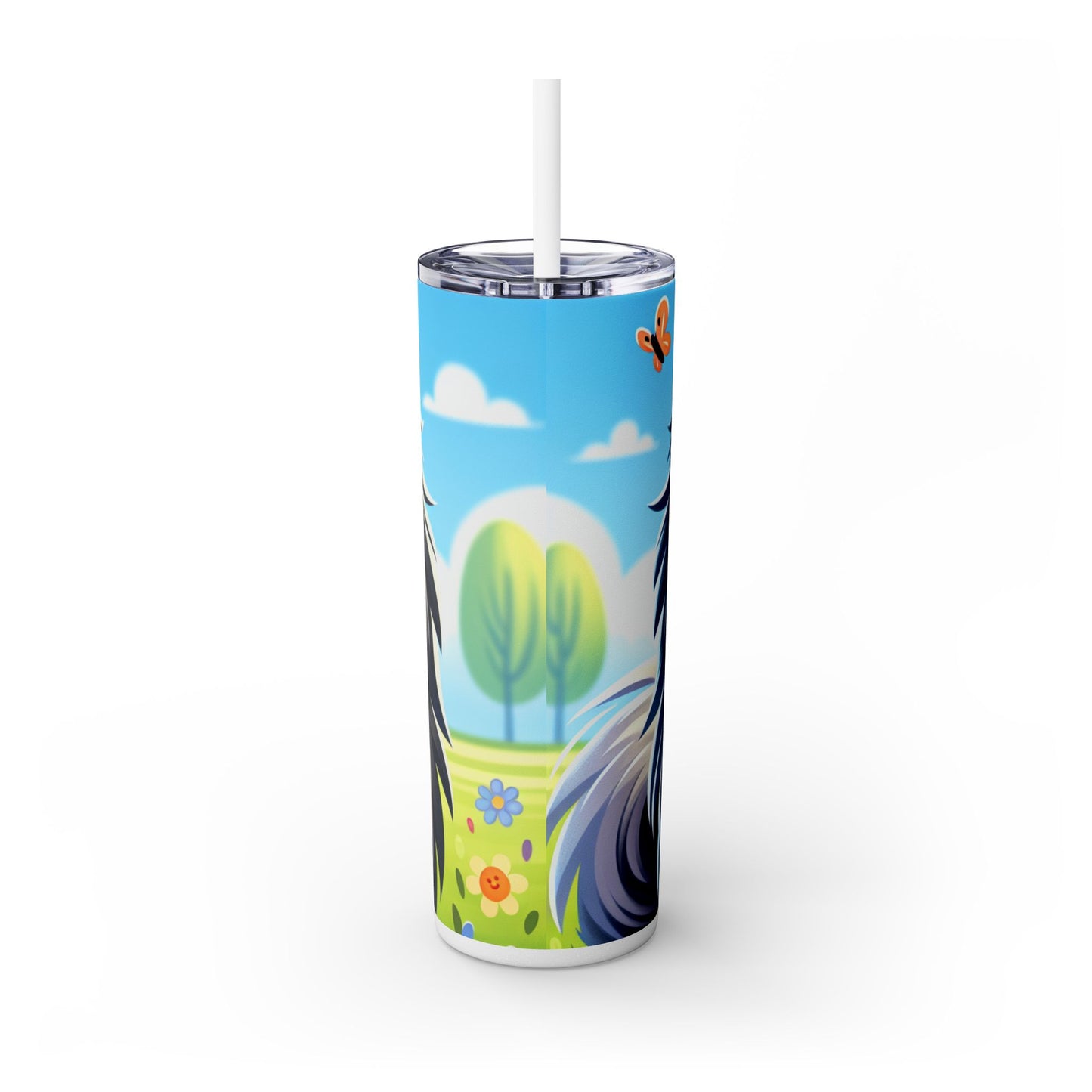 Keeshond Tumbler with Straw, 20oz