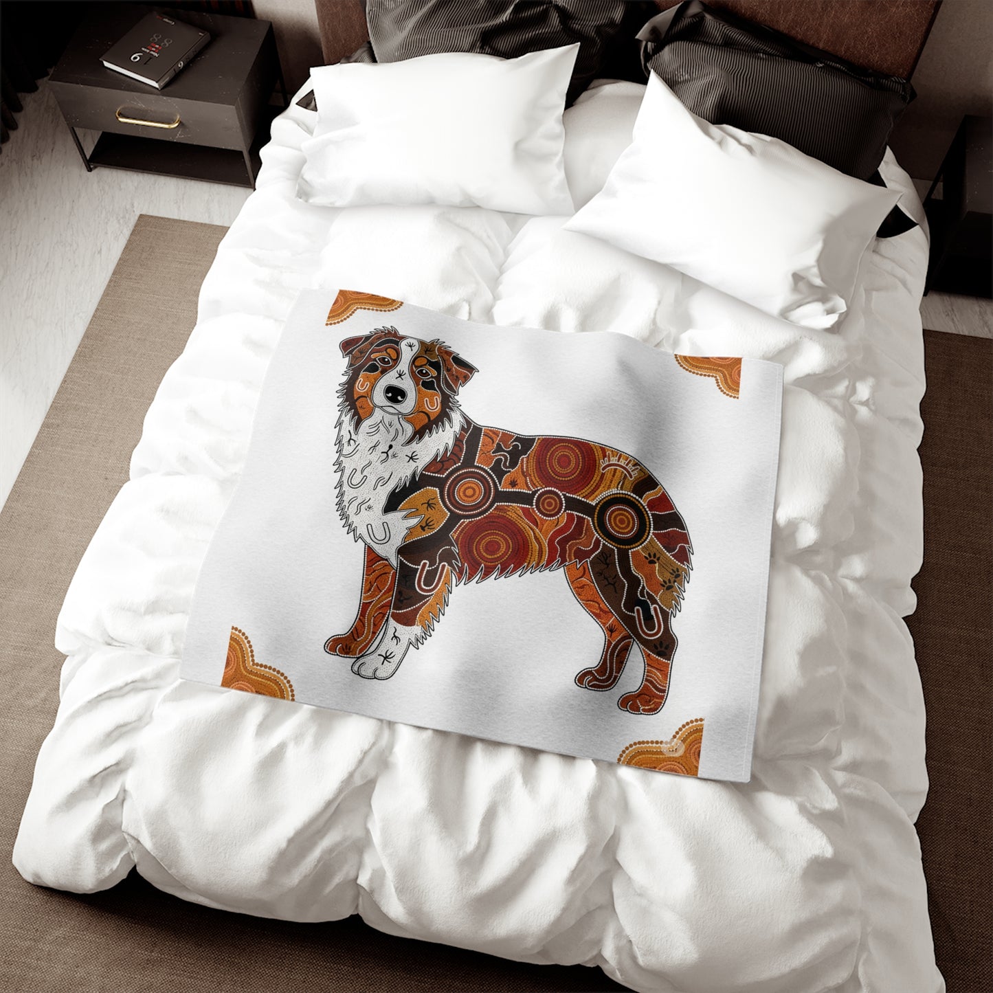 Australian Shepherd Sweatshirt Blanket