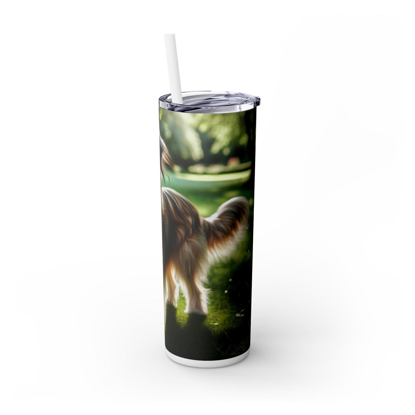 Pyrenean Shepherd Tumbler with Straw, 20oz