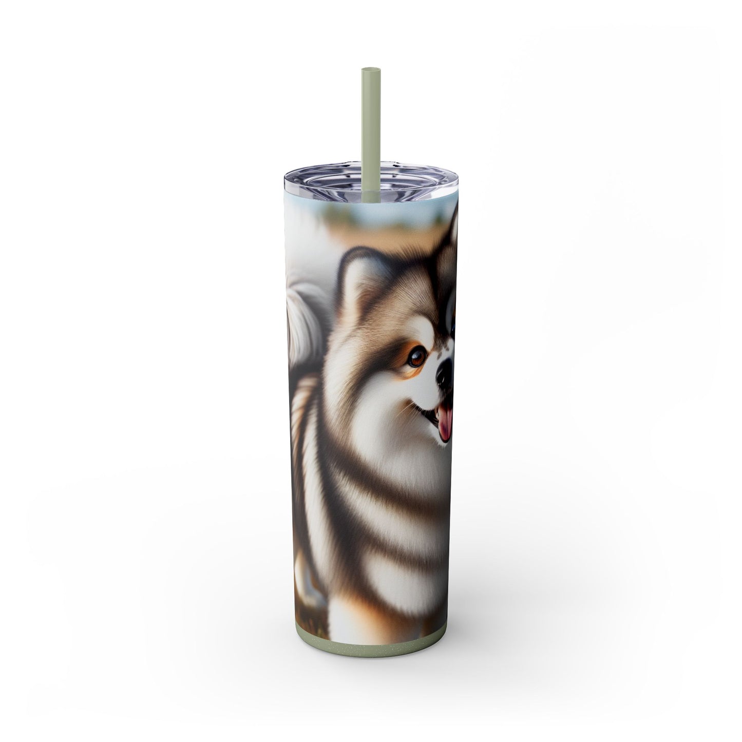 Pomsky Tumbler with Straw, 20oz