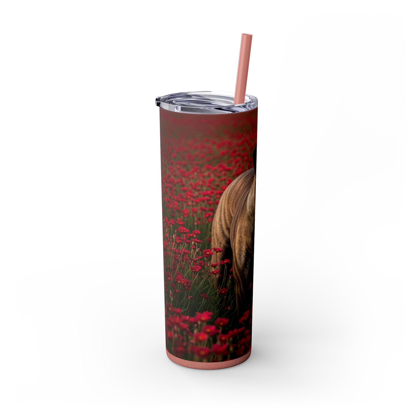 Bullmastiff Tumbler with Straw, 20oz
