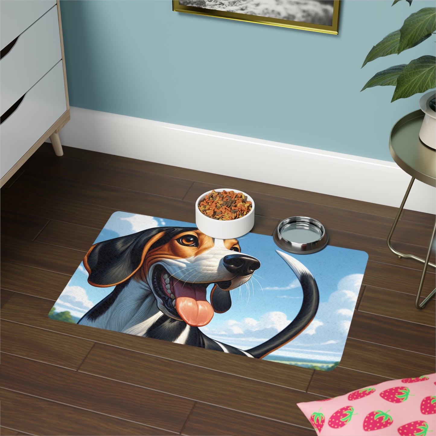 Pet Food Mat (12x18) - Treeing Walker Coonhound