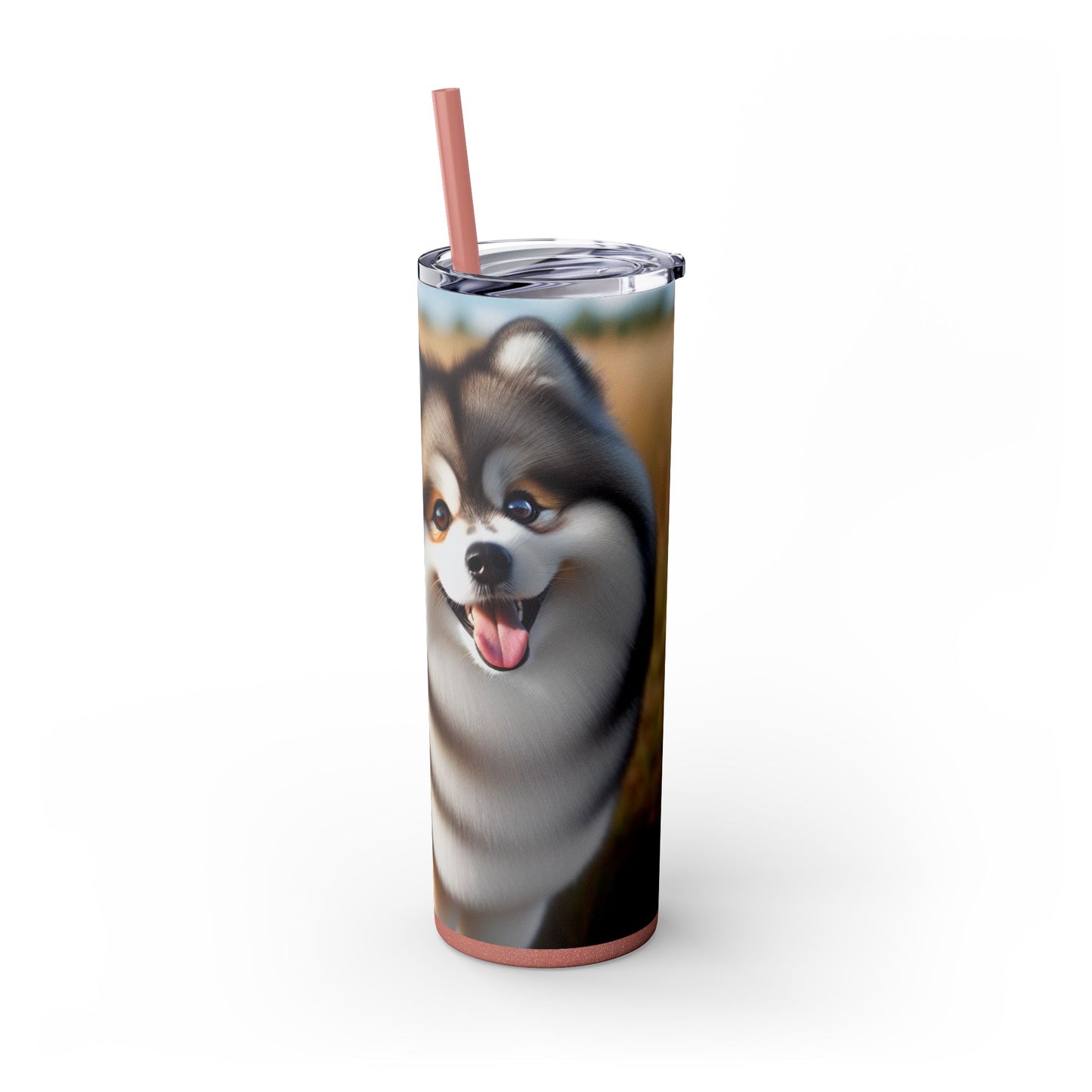 Pomsky Tumbler with Straw, 20oz