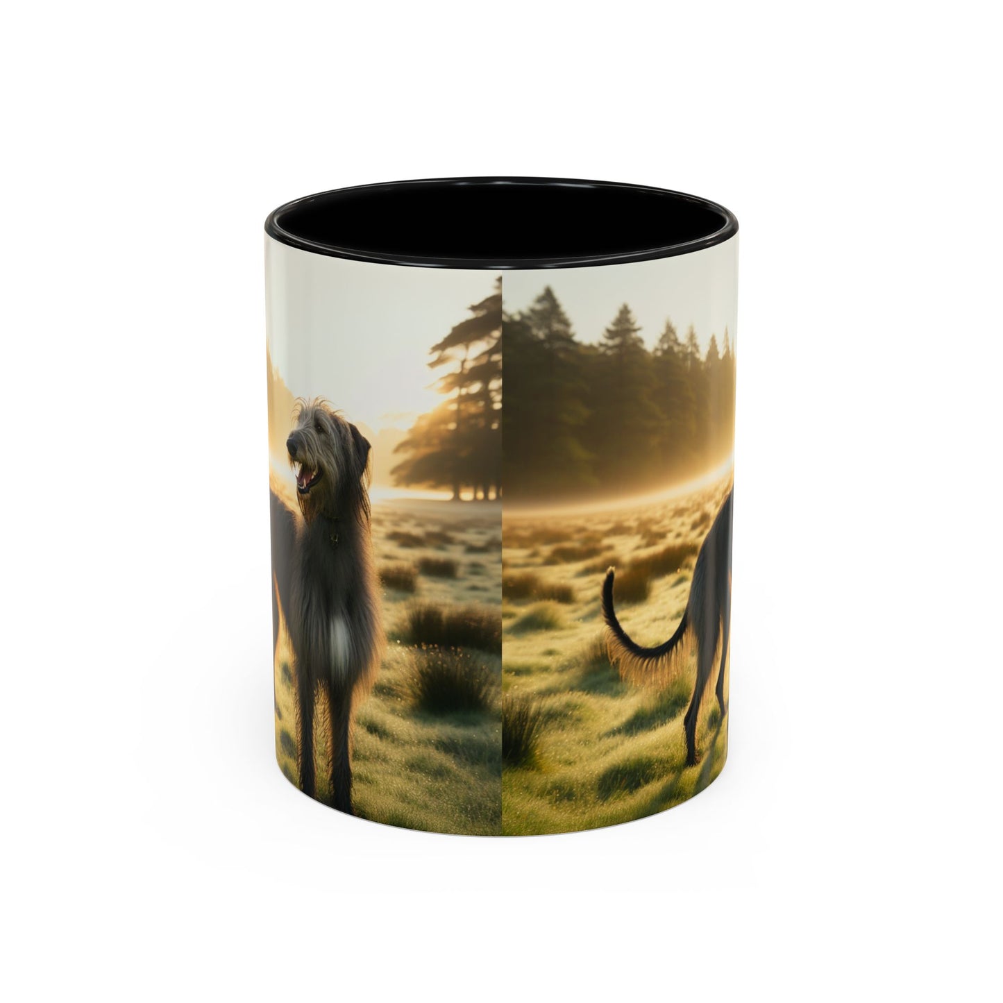 Scottish Deerhound Accent Coffee Mug - Perfect Gift for Dog Lovers