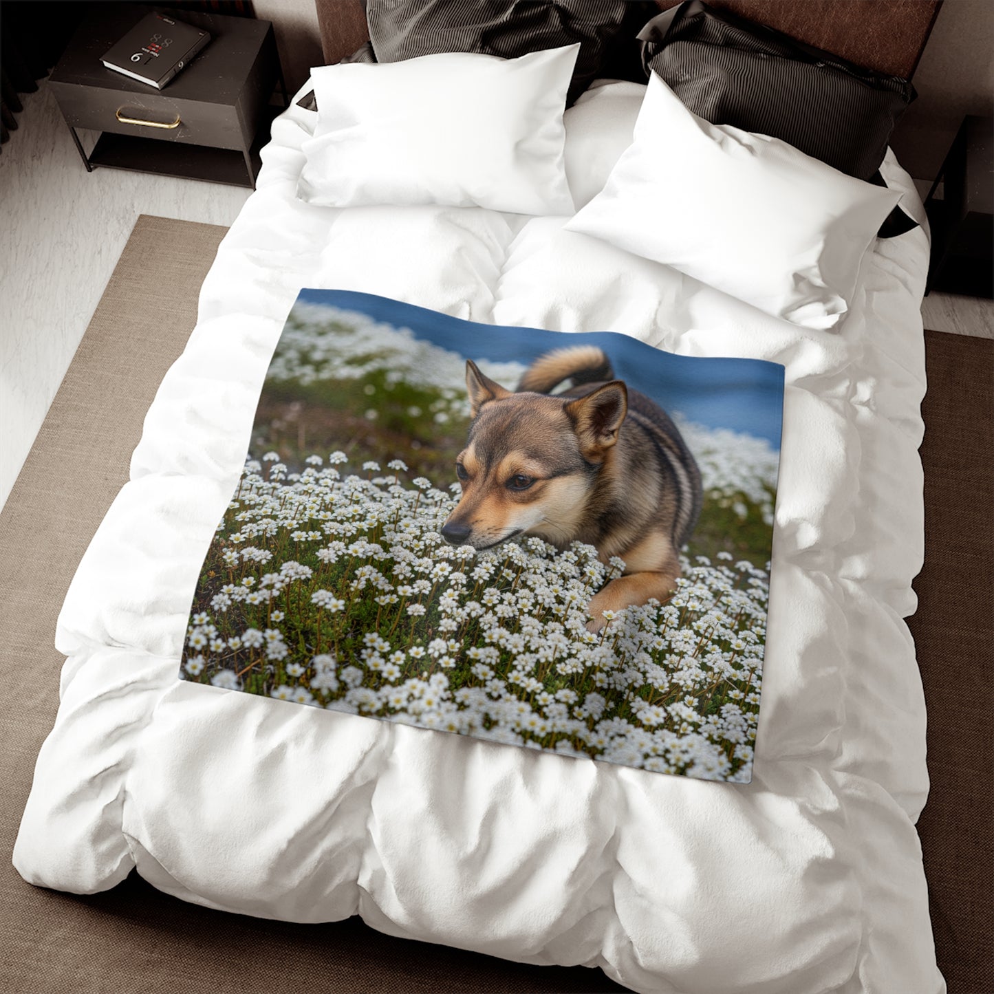 Norwegian Lundehund Sweatshirt Blanket