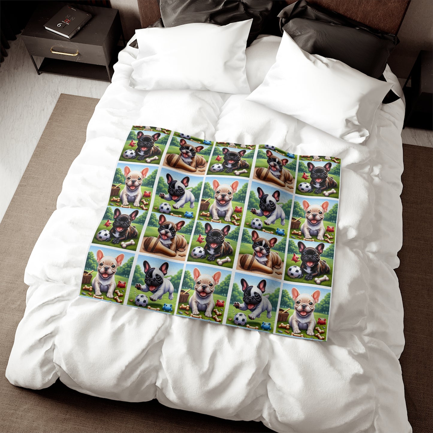 French Bulldog Sweatshirt Blanket