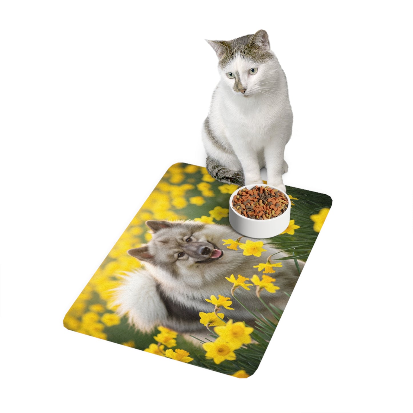 Pet Food Mat (12x18) - Keeshond