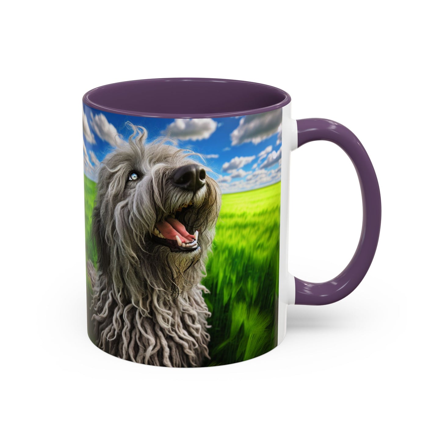 Bergamasco Shepherd Dog Accent Coffee Mug - Perfect Gift for Dog Lovers