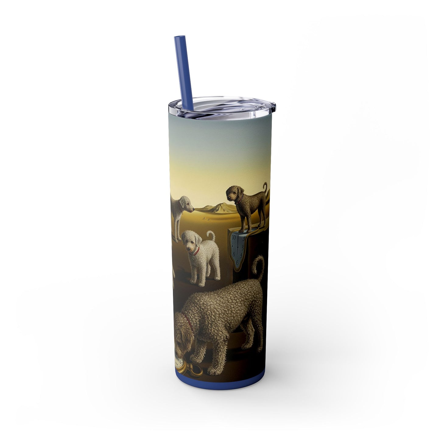 Spanish Water Dog Tumbler with Straw, 20oz