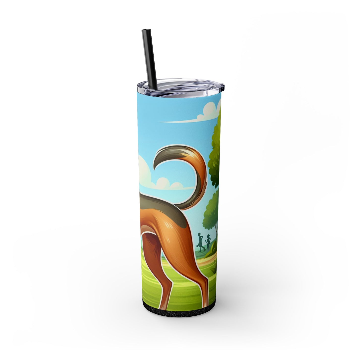 Azawakh Tumbler with Straw, 20oz