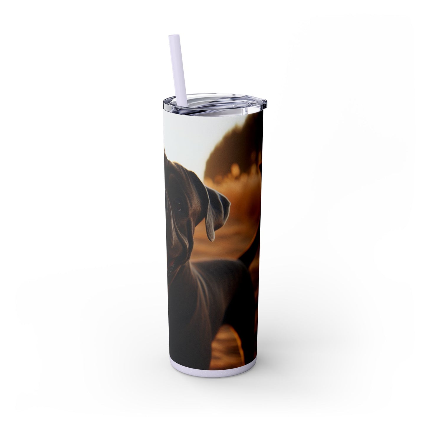Cane Corso Tumbler with Straw, 20oz