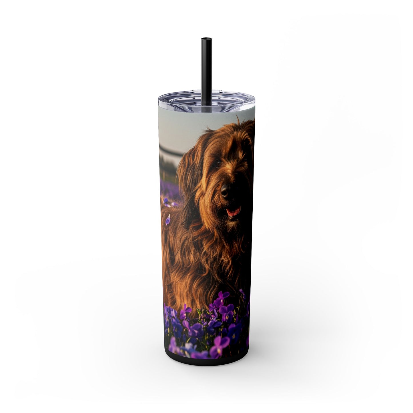 Briard Tumbler with Straw, 20oz