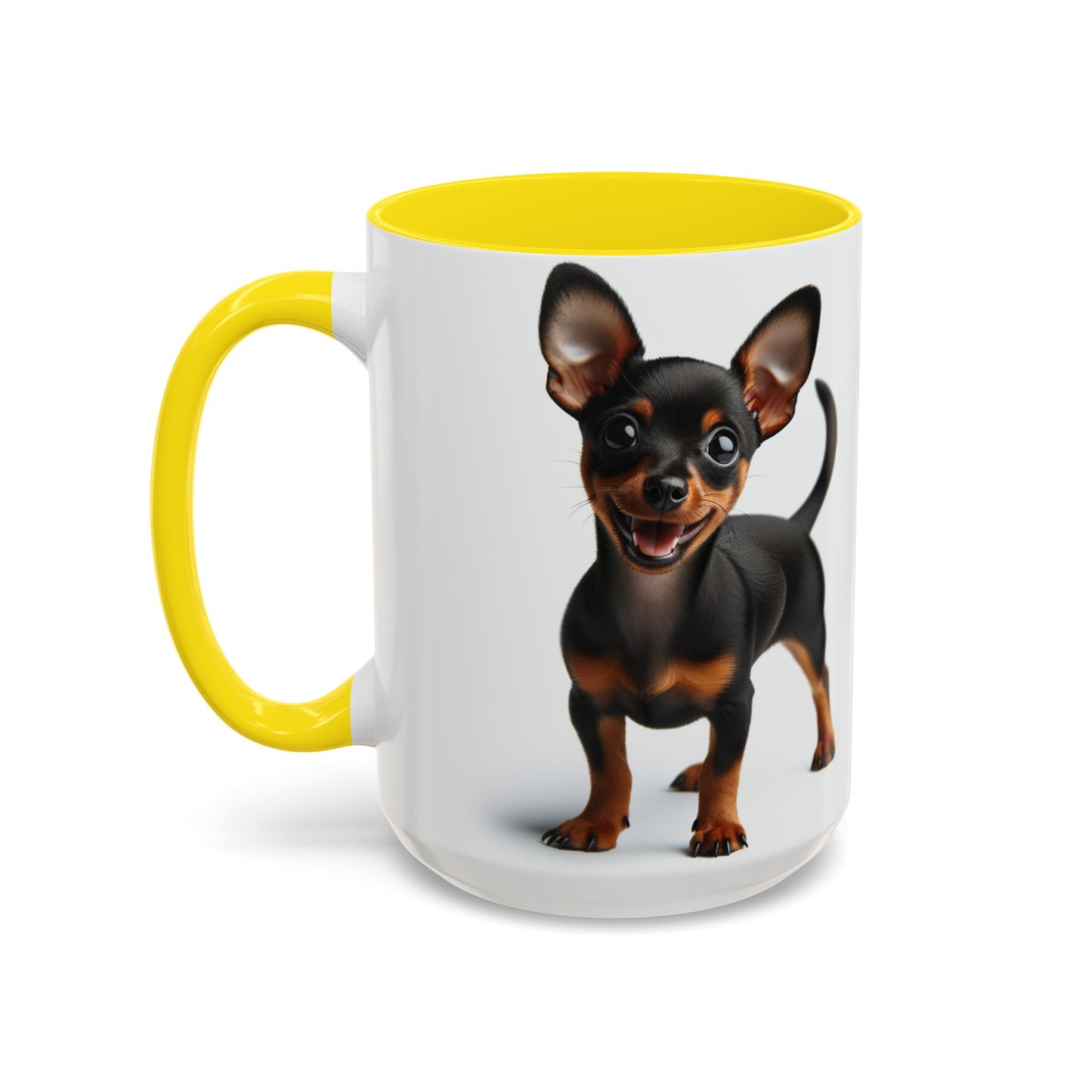 Miniature Pinscher Accent Coffee Mug - Perfect Gift for Dog Lovers
