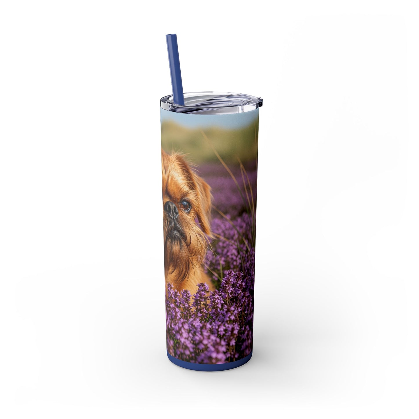 Griffon Bruxellois Tumbler with Straw, 20oz