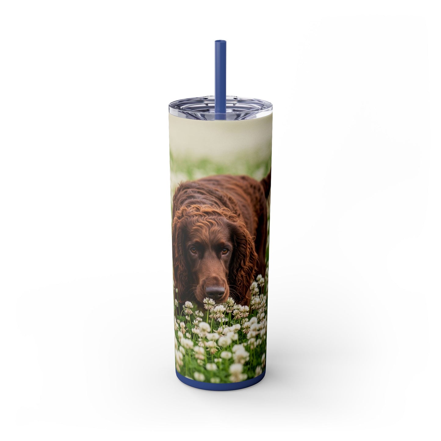 Irish Water Spaniel Tumbler with Straw, 20oz
