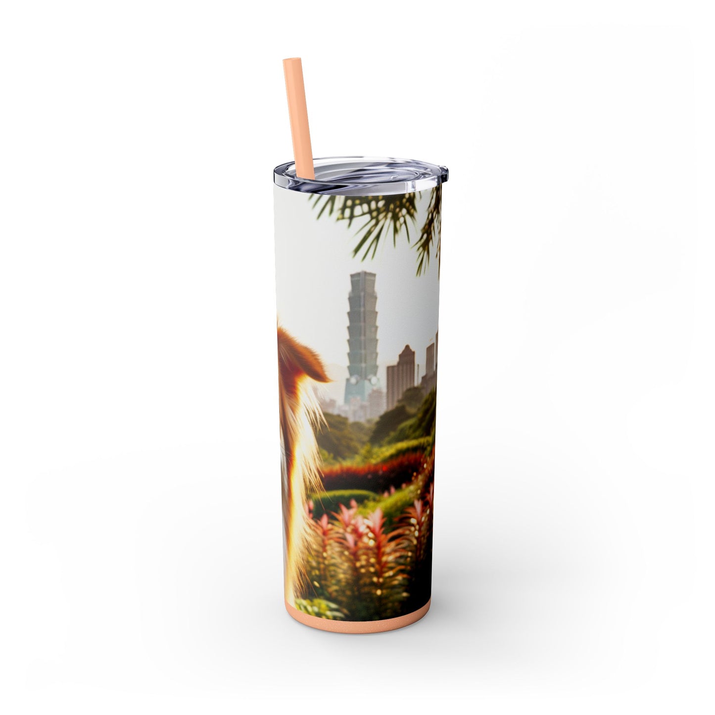 Taiwan Dog Tumbler with Straw, 20oz