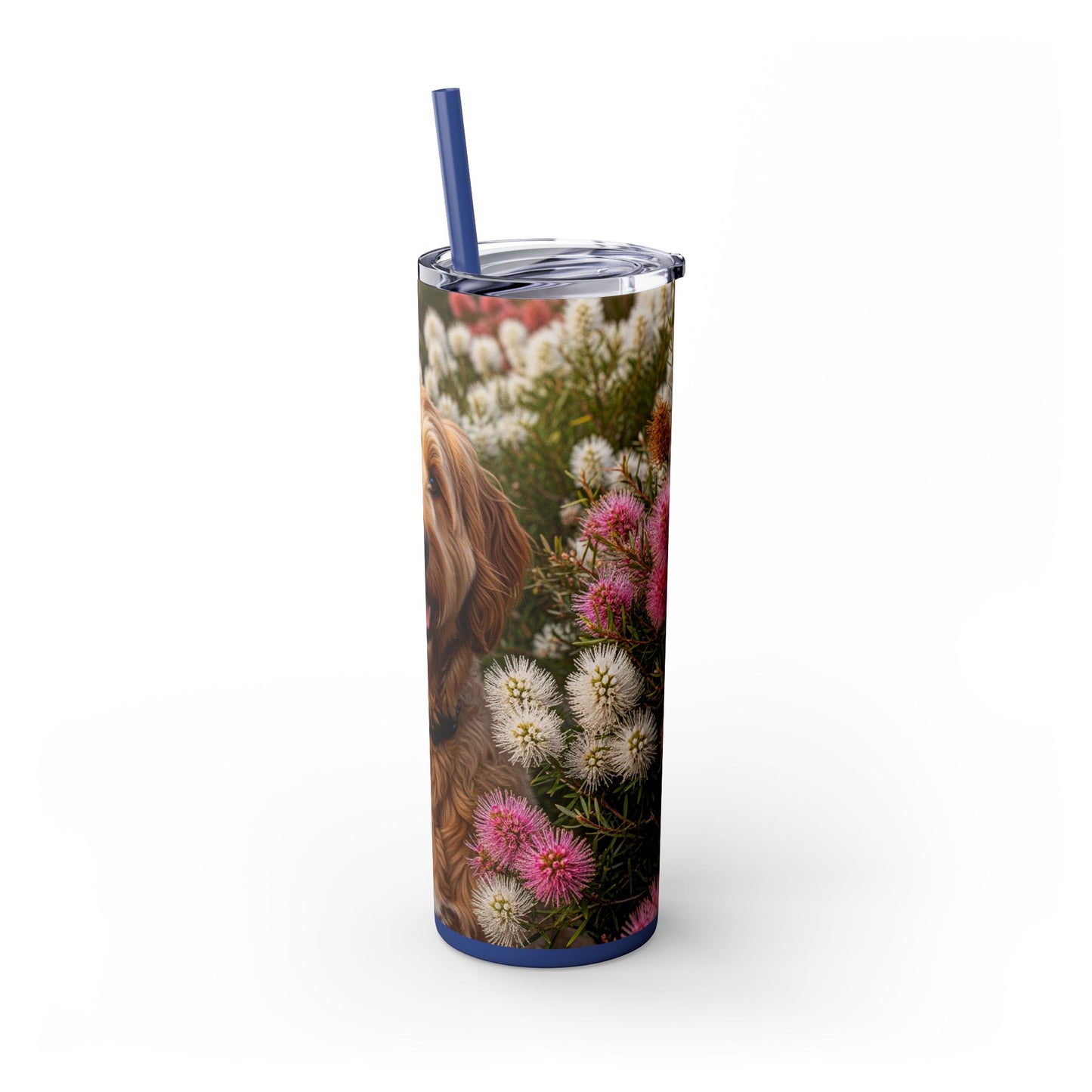 Goldendoodle Tumbler with Straw, 20oz