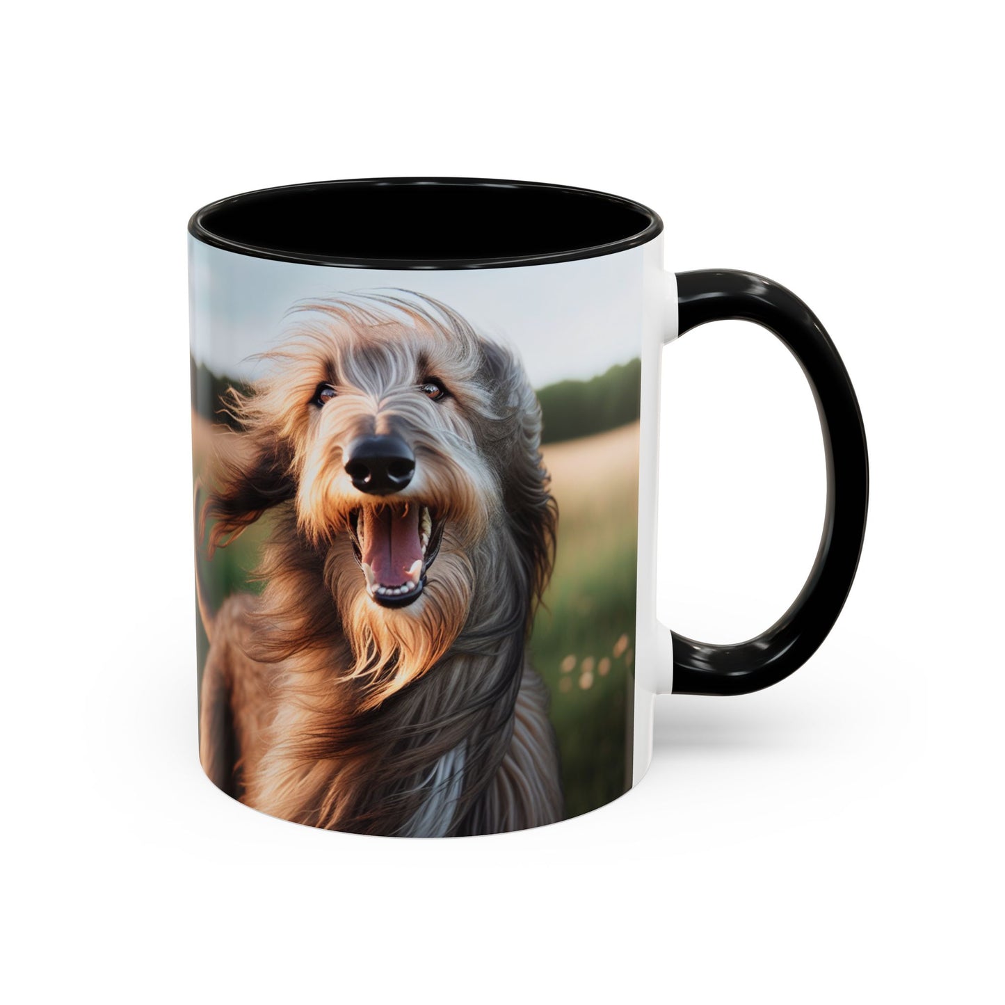 Scottish Deerhound Accent Coffee Mug - Perfect Gift for Dog Lovers