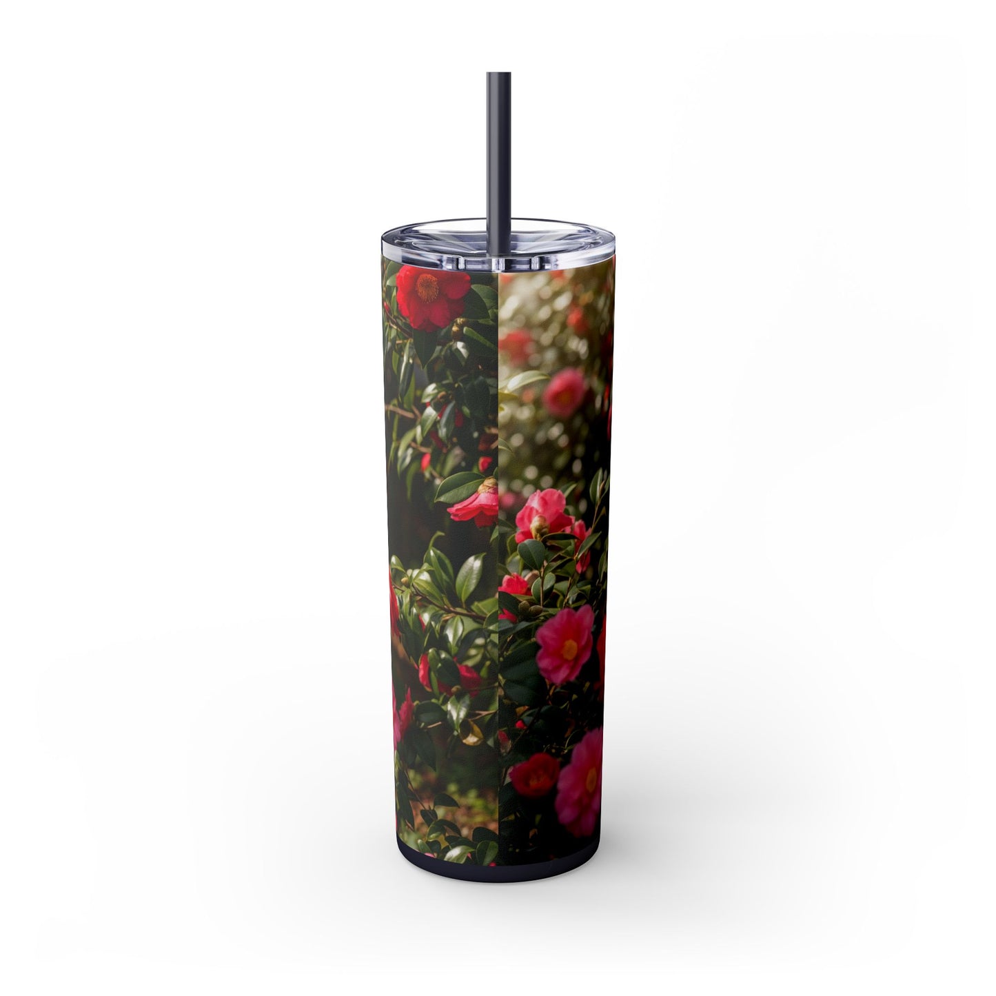 Shiba Inu Skinny Tumbler with Straw, 20oz