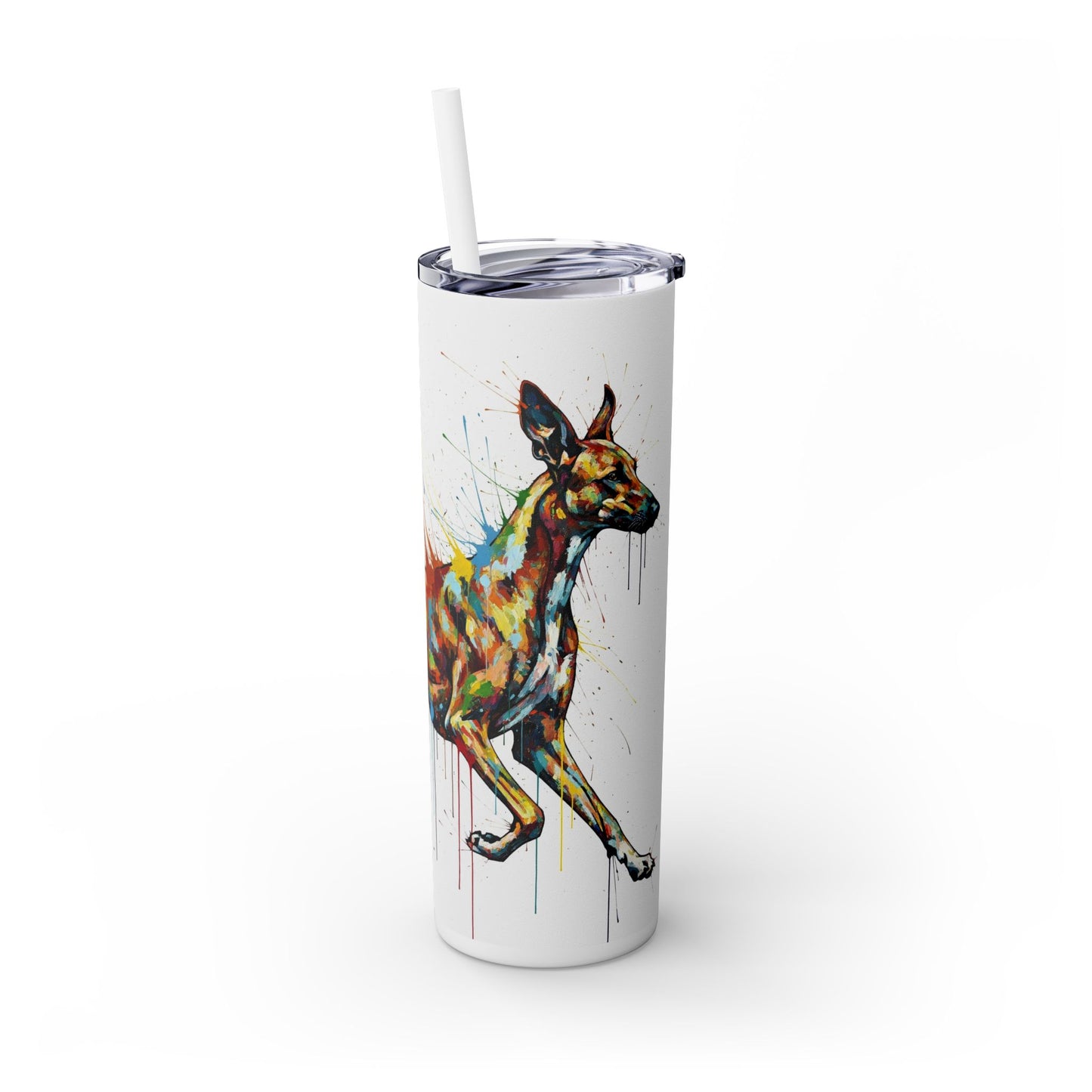 Azawakh Tumbler with Straw, 20oz