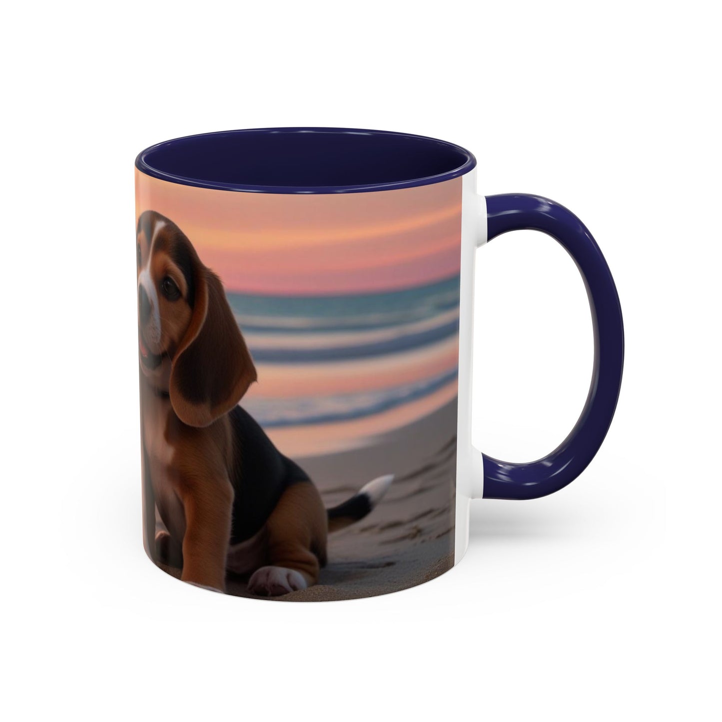 Beagle Love Accent Coffee Mug - Perfect Gift for Dog Lovers