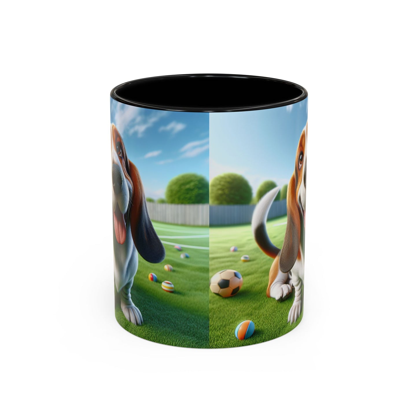 Basset Hound Accent Coffee Mug - Perfect Gift for Dog Lovers